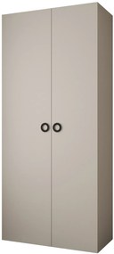 Dulap de haine 110 cm Carmela 50-1 (Cașmir + Negru). 1126683