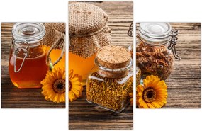 Tablou - Natura morta cu borcane de miere (90x60 cm)