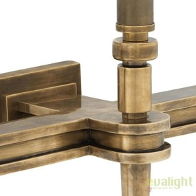 Aplica LUX cu 3 brate din alama finisaj vintage, Waterloo Triple 110990 HZ