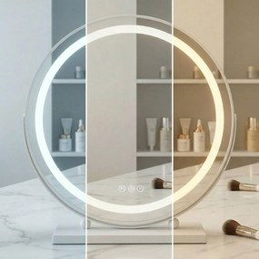 Oglindă LED MAKE-UP White 50 cm