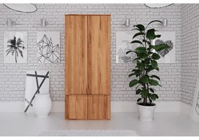 Dulap din lemn de fag 90x206 cm Vento 2 - The Beds