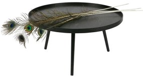 Măsuță de cafea WOOOD Mesa, ø 78 cm, negru