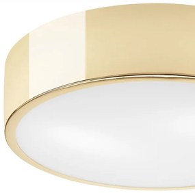Plafonieră DANTE 1xE27/60W/230V d. 26 cm aurie