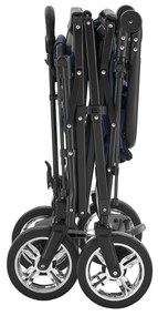 Camion de mână cu un acoperiș albastru/gri