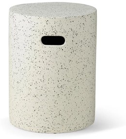 Măsuță auxiliară de grădină Bonami Selection Loris, ø 35 cm, alb