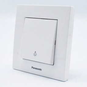 Intrerupator cu revenire Karre Plus Panasonic, ST, alb