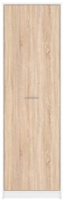 Dulap cu rafturi Nepo Plus 22 (alb + stejar sonoma) . 1098359