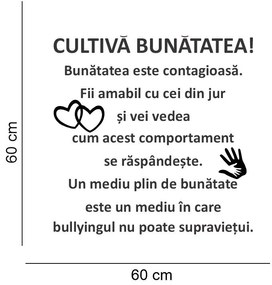 Sticker perete Cultiva bunatatea