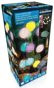 Grundig 14106 - Șir LED solar 2,4m 10xLED/1,2V 600 mAh