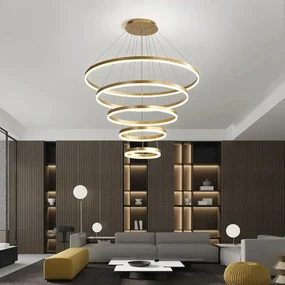 Lustra LED Cu Telecomanda, Elit's EsnF315-5, 372 w