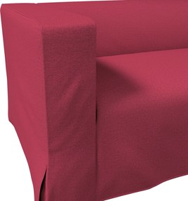 Husă canapea Klippan cu 2 locuri, lungă, cu pliuri contrastante