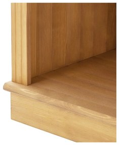 Bibliotecă în culoare naturală din lemn de pin 74x223x37 cm Anita – Støraa