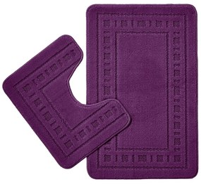 Covorașe de baie violete pentru WC 2 buc. 50x80 cm Armoni – Catherine Lansfield