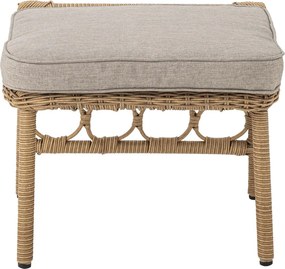 Set fotoliu și taburet din polirattan, L66×H82×W72 cm, „Belluce"