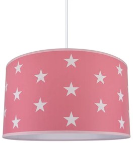 Lustră copii STARS PINK 1xE27/60W/230V