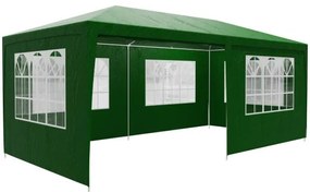 Deuba Sala petreceri Rimini 3x6 m - pereti laterali + ferestre arcuite - verde