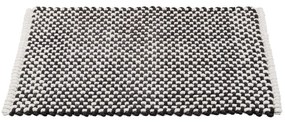 Covoraș de baie alb-negru din material textil 50x80 cm Covelo – Wenko