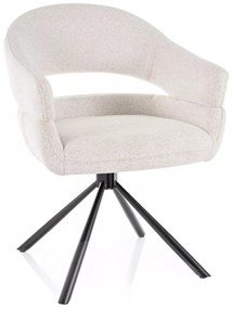 Scaun Borgo bej/negru Raven22