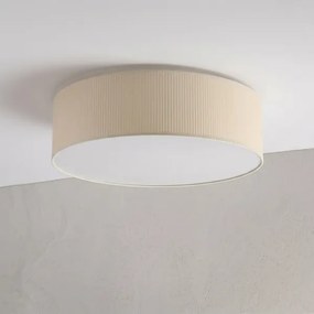 Plafonieră SIRJA PLISADO 4xE27/15W/230V, Ø 45 cm, crem