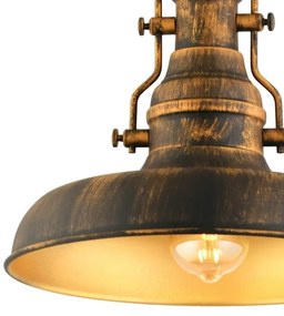 Lustră pe lanț 1xE27/40W/230V bronz