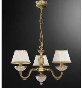 Candelabru din alama 3 brate design italian 6402