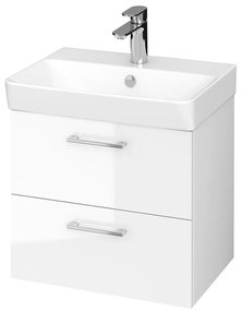 Dulap cu lavoar, 46x49x35 cm, 2 sertare, alb Alb, 500x460 mm