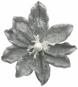 Ornament brad Magnolie Grace 22cm, Gri