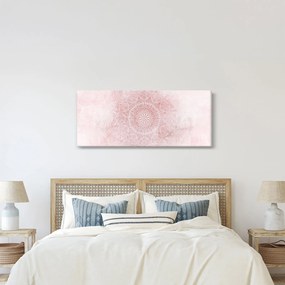 Tablou - Mandala roz (120x50 cm)
