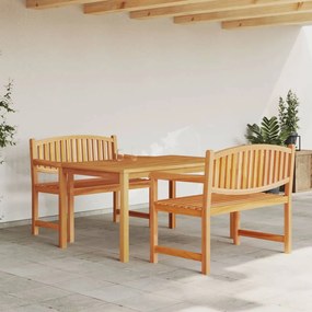 3157940 vidaXL Set mobilier pentru grădină, 3 piese, lemn masiv de tec