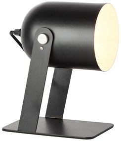 BRILLIANT Lampa de masa YAN neagra 12.3/18/29 cm