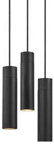 Lustra cu 3 pendule stil minimalist design nordic Tilo negru 2010473003 NL