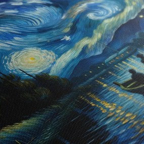 Tablou noapte magică pe apă