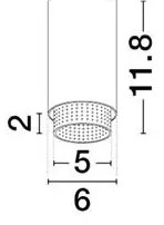 Spot aplicat design decorativ NESSI, NVL-9011401