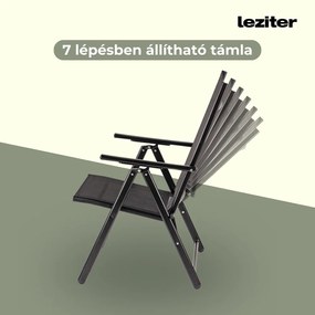 Set mobilier de grădină Tessa 4+1 negru