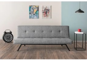 Canapea LOKO, 2 locuri, gri deschis