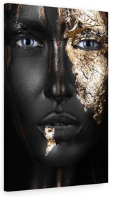 Tablou Canvas Golden Girl Blue Eyes 120x80 cm