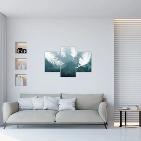 Tablou - Pene albe (90x60 cm)