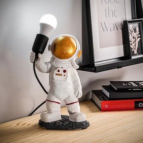 Lampă pentru copii ASTRONAUT 1xE27/40W/230V cupru/alb