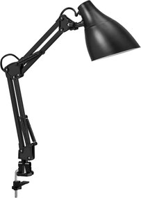 Osram - Lampă de birou DESK LINE cu clemă, 1xE27/11W/230V, neagră