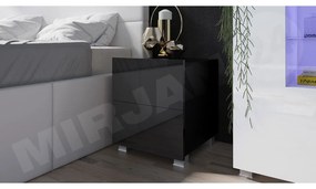 Noptieră Brenali BR06 (Negru + Negru lucios ). 1053836
