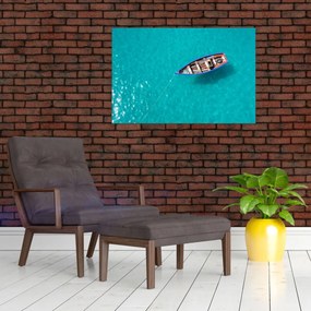 Tablou - Barcă de pescuit tradițională (90x60 cm)