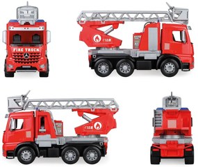 Mașină Pompieri Lena MercedesBenz Arocs, cu pompă de apă, 47 cm