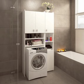 Dulap deasupra mașinii de spălat MIRALI, alb
