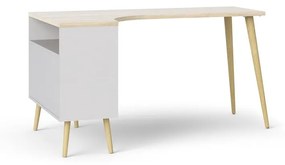 Birou cu aspect de lemn de stejar 145x81 cm Oslo - Tvilum