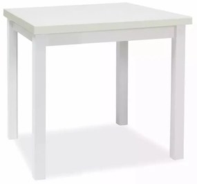 Masă de bucătărie Adam 90 x 65 cm, alb
