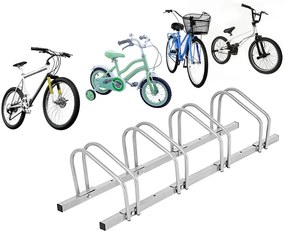 Suport pentru biciclete cu 4 compartimente