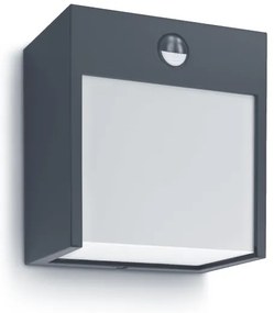 Aplică LED de exterior cu senzor Brilagi TERNI LED/12W/230V antracit IP44