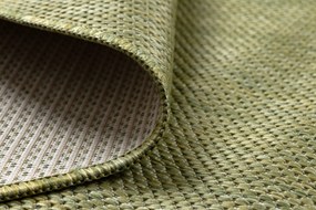 Covor SISAL SION cerc A5165A Melanj țesute plate verde