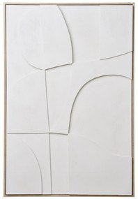 Madeline relief pe pânză, alb, nr.2 60x90 cm