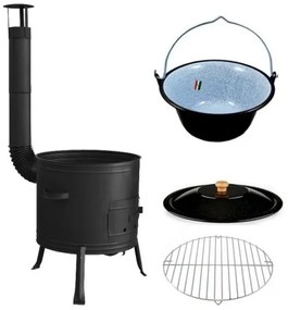 Set sobă cu ceaun de 10 L